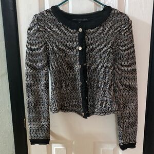 White House Black Market Black Cardigan